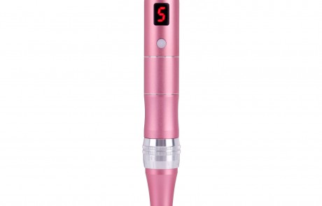 Pink microneedle derma pen