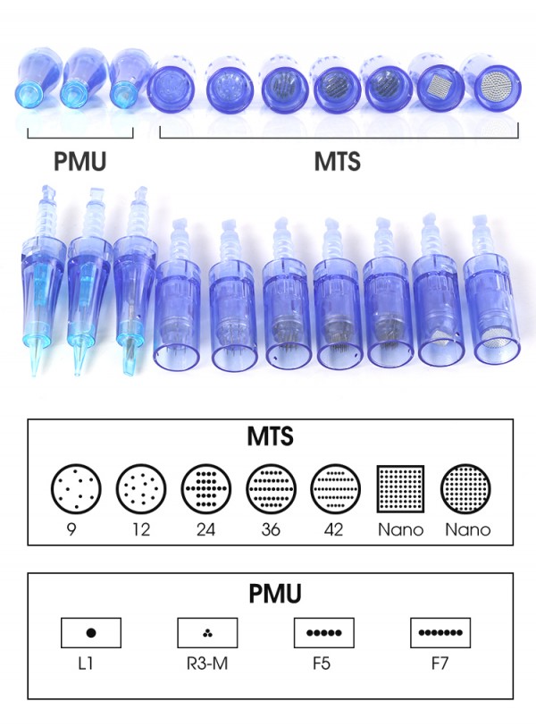 Replaceable cartridges for dr pen A6