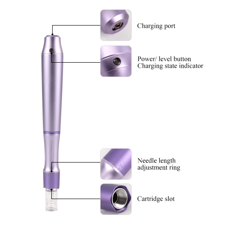 UHOOMA H3+ derma pen structure