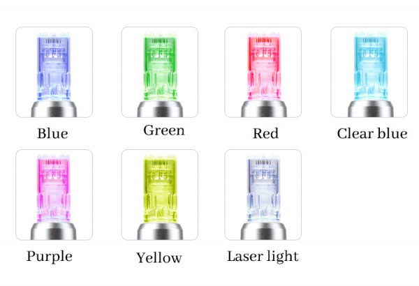 LED photon derma pen LED colors