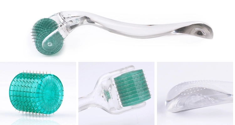 DRS derma roller with 192 titanium micro needles detail display