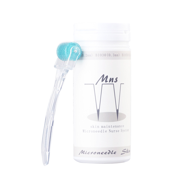 MNS derma roller with 192 pins stainless steel or titanium needles with package