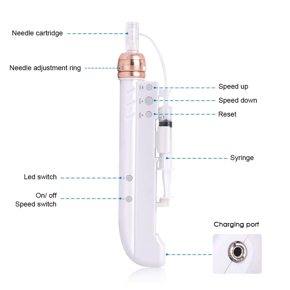 Electric Nano Needle Skin Rejuvenation LED Mesogun - 4